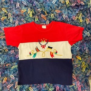 Vintage Nautical Sailing t-shirt size Large